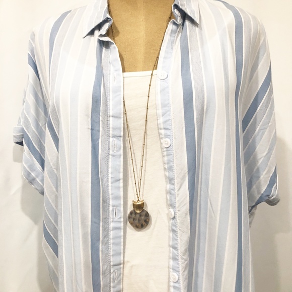 🆕BEACHLUNCHLOUNGE SPENCER SHORT SLEEVE CAMP SHIRT - Picture 2 of 4